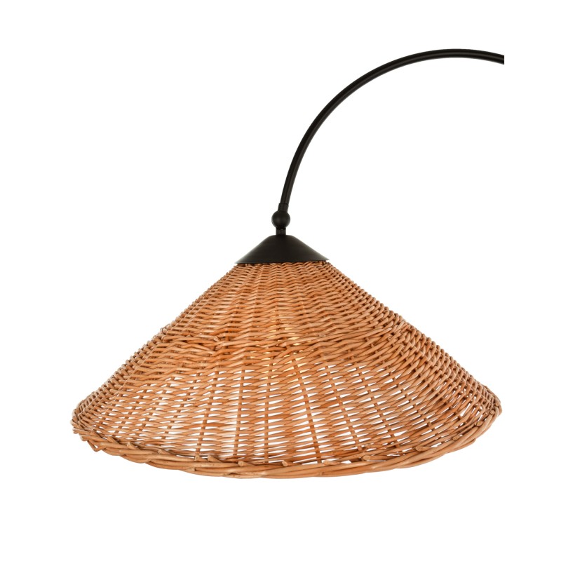 Wicker Standing Lamp, Crafdeco