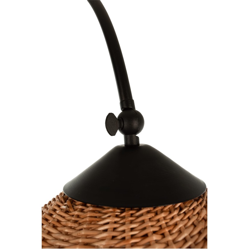 Wicker Standing Lamp, Crafdeco