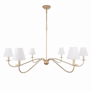  Elegant Gold Chandelier 120 cm