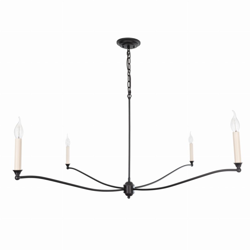 Splendid Black Chandelier, Crafdeco