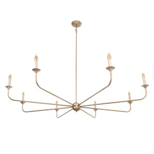 Golden Farmhouse Chandelier