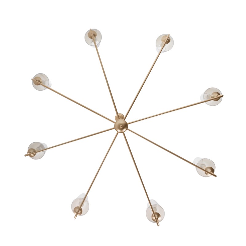 Golden Farmhouse Chandelier