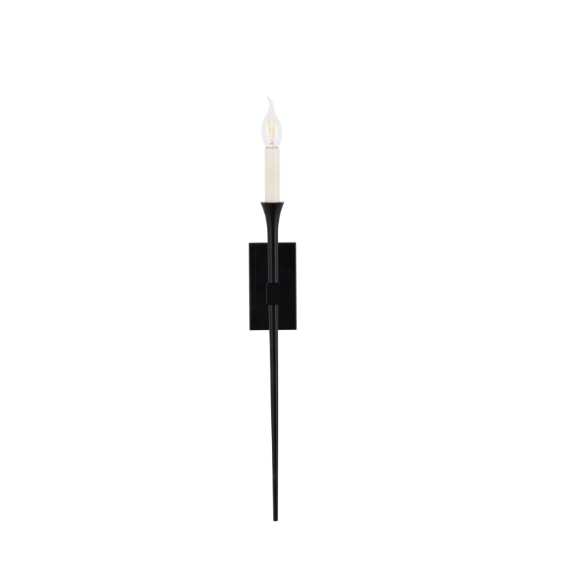 Slim Black Wall Lamp