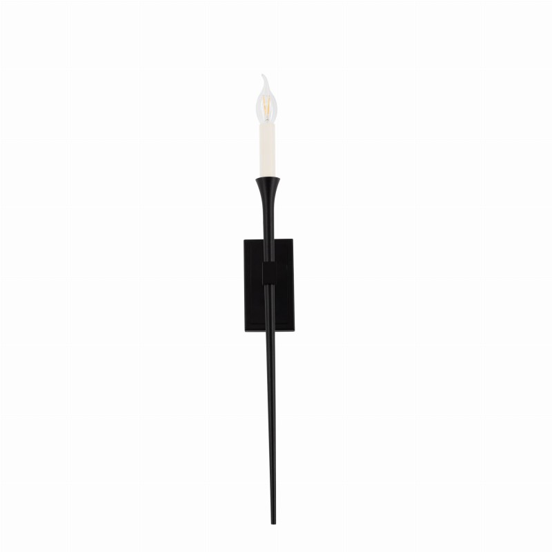 Slim Black Wall Lamp