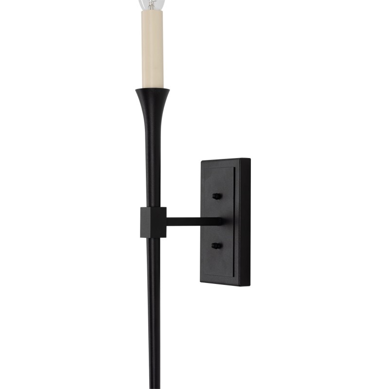 Slim Black Wall Lamp