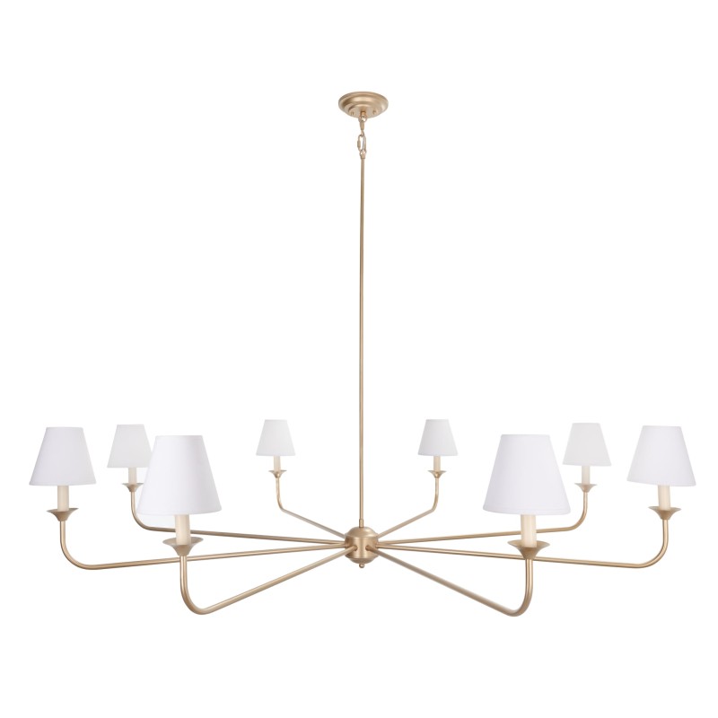 Golden Farmhouse Chandelier