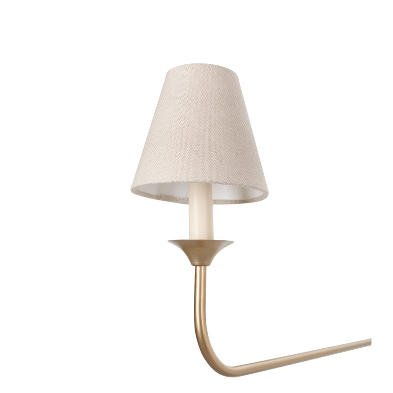 Golden Farmhouse Chandelier