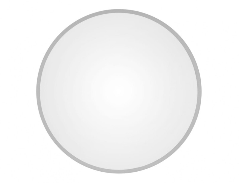 White Flush Mount Ceiling Lamp – 80 cm