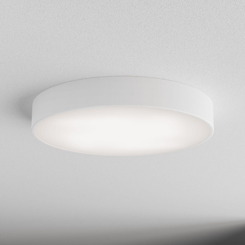 White Flush Mount Ceiling Lamp – 50 cm