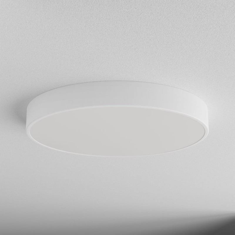 White Flush Mount Ceiling Lamp – 60 cm