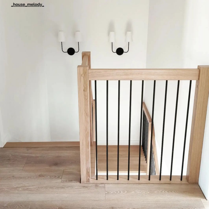 ELEGANCE TWIN Black Wall Sconc- Crafdeco