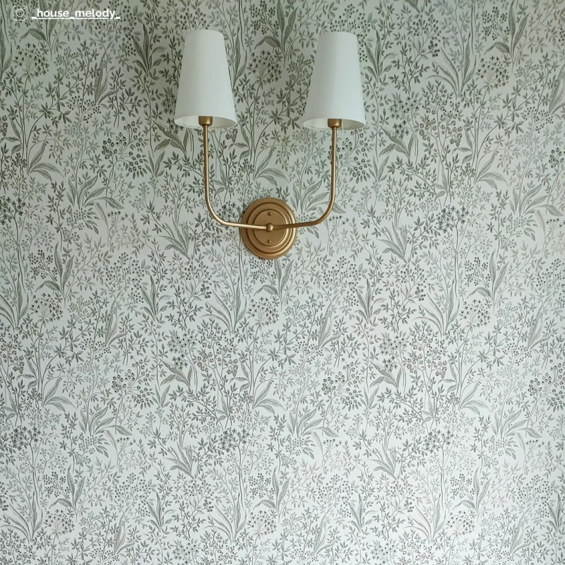 ELEGANCE TWIN Gold wall lamp -white lampshade,narrow- Crafdeco