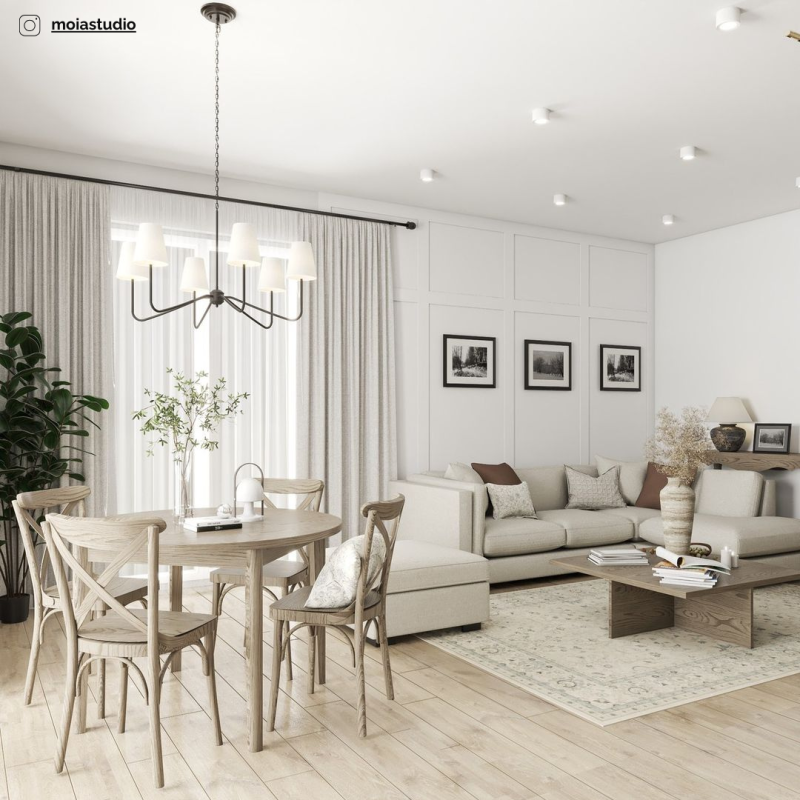SIMPLE PLUS Chandelier black