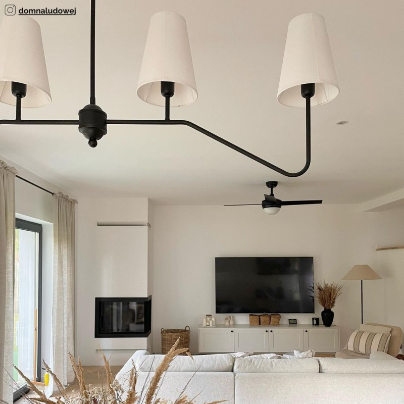 SIMPLE Chandelier Black -Crafdeco