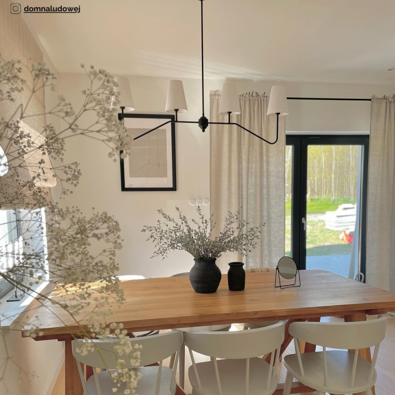 SIMPLE Chandelier Black -Crafdeco