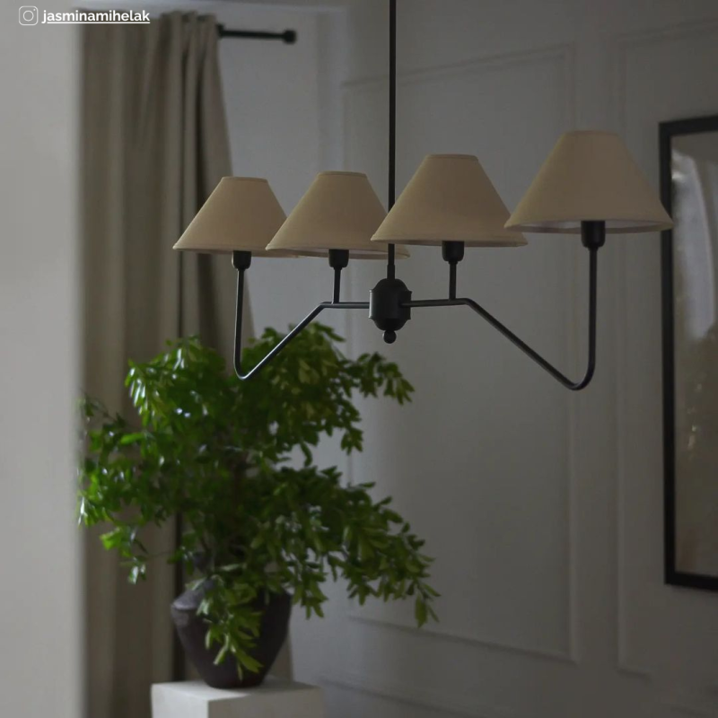 SIMPLE Chandelier Black -Crafdeco