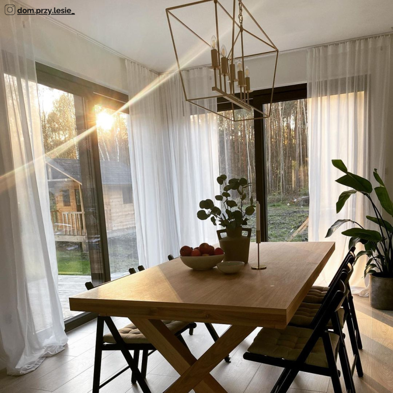 GENTLE L Gold Chandelier- Crafdeco