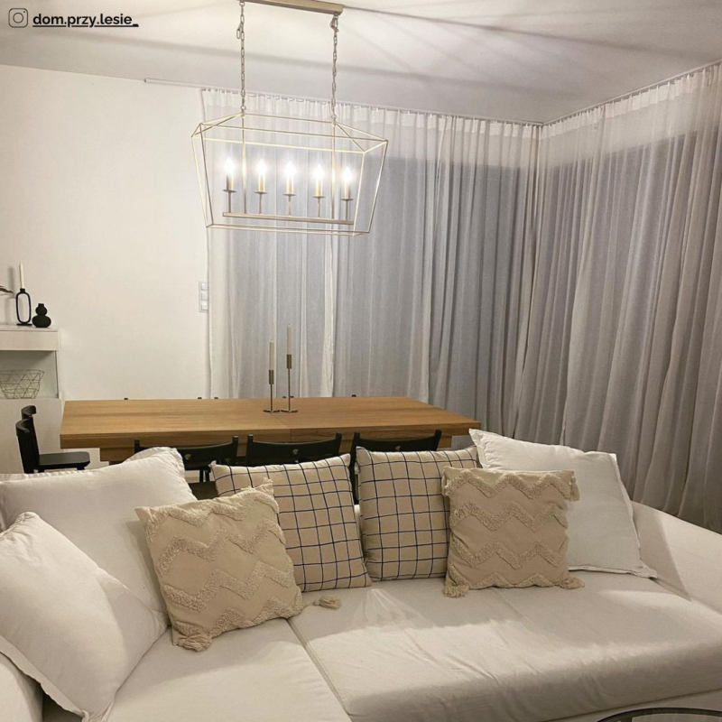 GENTLE L Gold Chandelier- Crafdeco