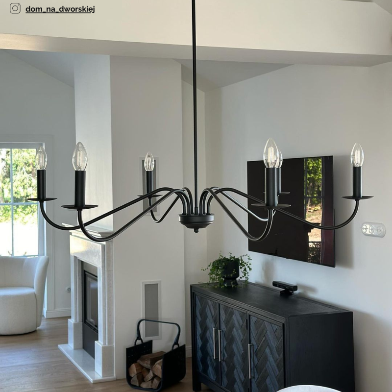 POSH Black Chandelier