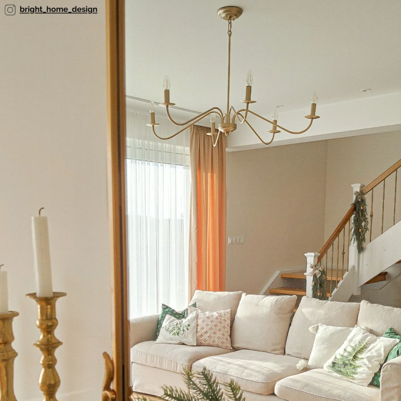 POSH Gold Chandelier- Crafdeco