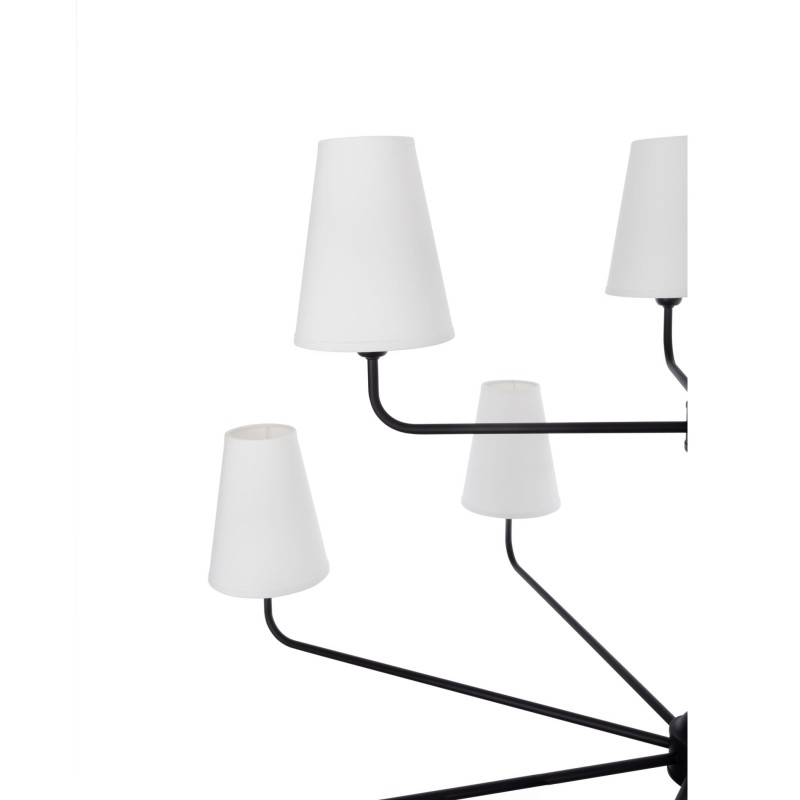 Classy Plus Double Chandelier – Black - Crafdeco