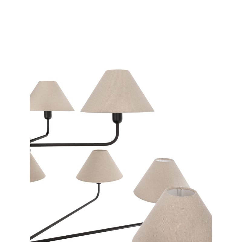 Classy Plus Double Chandelier – Black - Crafdeco
