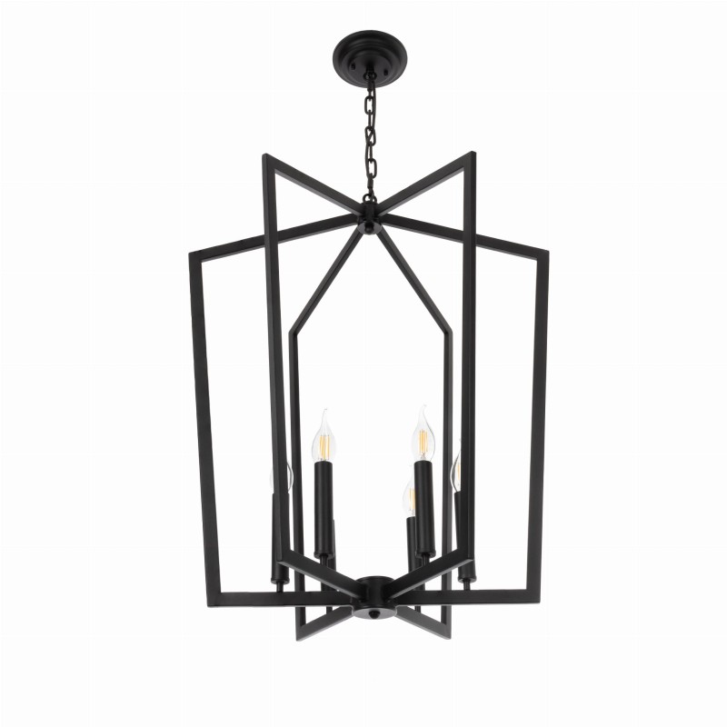 Black Cage Lamp, Crafdeco