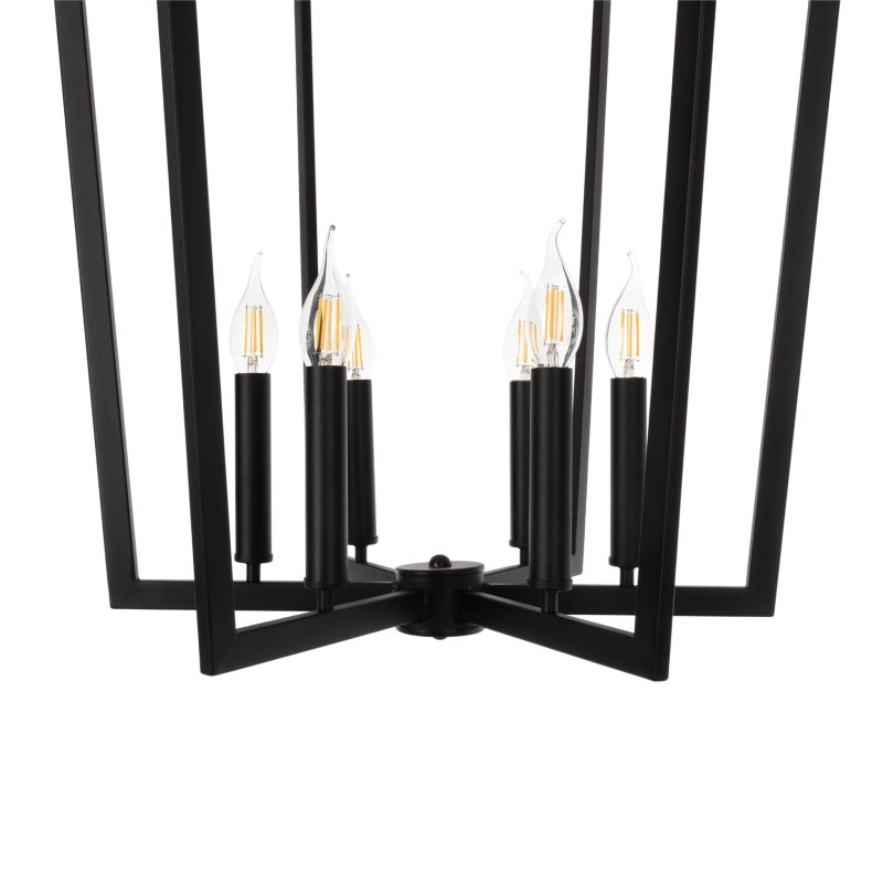 Lampa Czarna Cage, Crafdeco