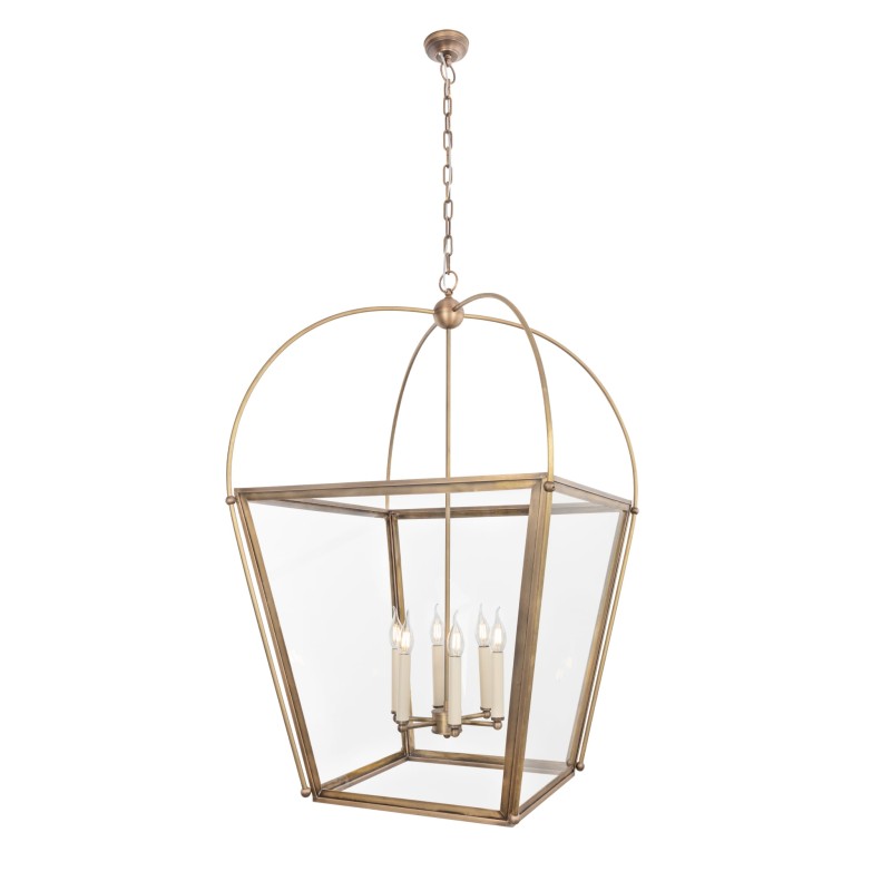 Antique Brass Lamp ,Crafdeco