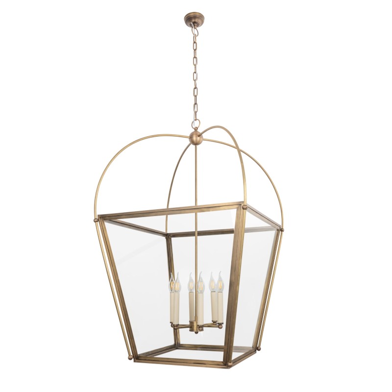 Antique Brass Lamp , Crafdeco