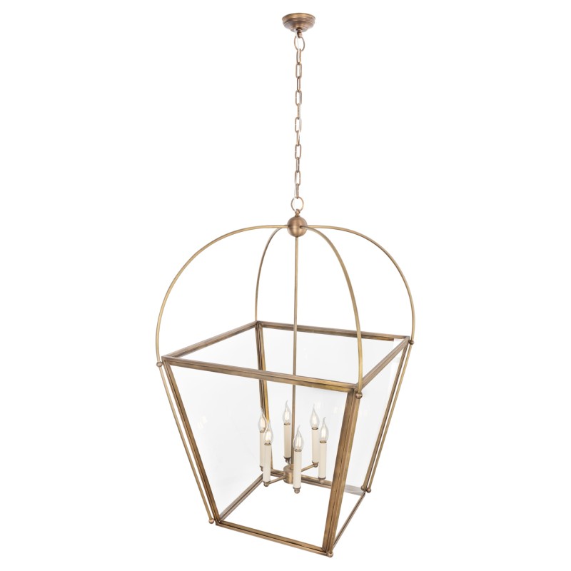 Antique Brass Lamp , Crafdeco