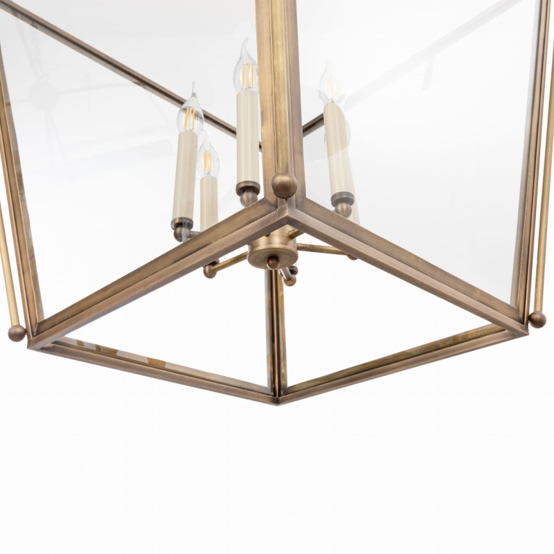 Antique Brass Lamp , Crafdeco