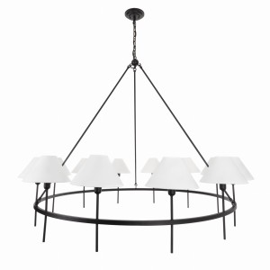 SUBLIME L Chandelier Black