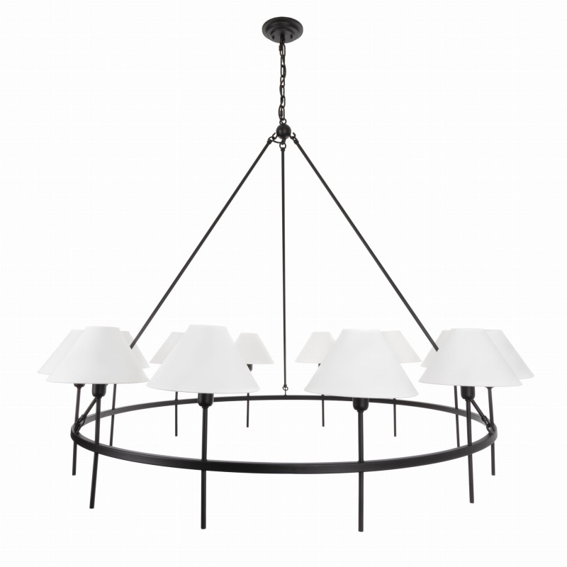 SUBLIME L Chandelier Black, Crafdeco