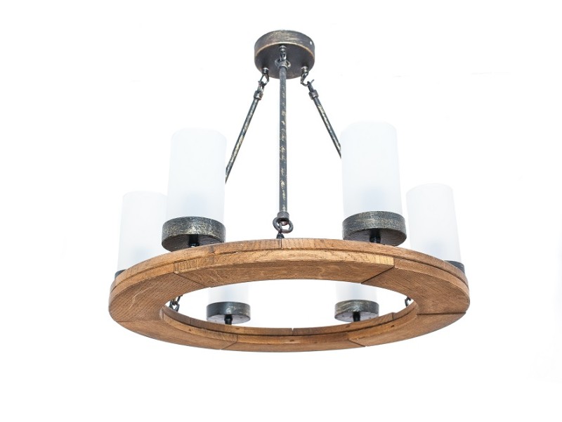 Rustic Chandelier Circle 50 6k, Crafdeco