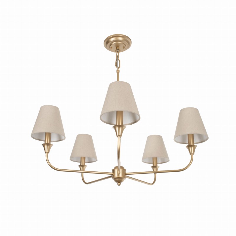 CHIC S Gold Chandelier - Crafdeco