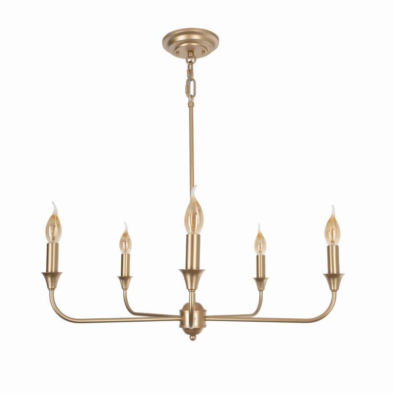 CHIC S Gold Chandelier- Crafdeco