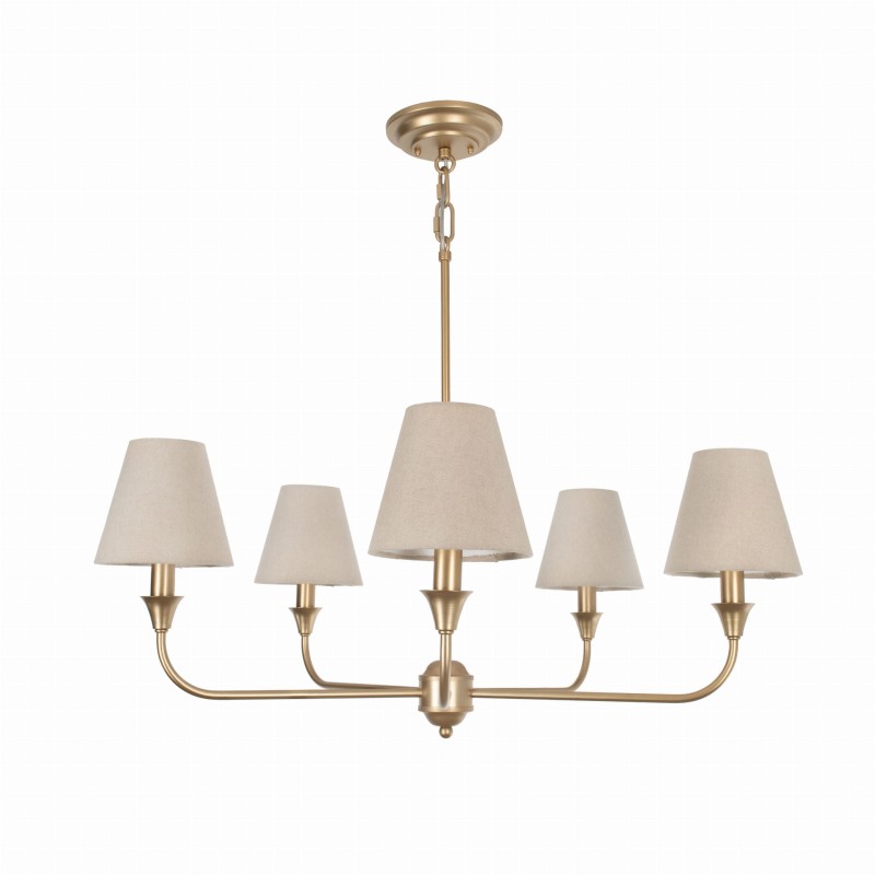 CHIC S Gold Chandelier - Crafdeco