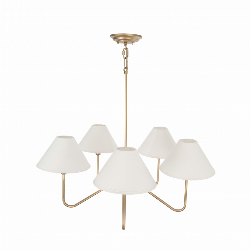 CHIC S Gold Chandelier - Crafdeco
