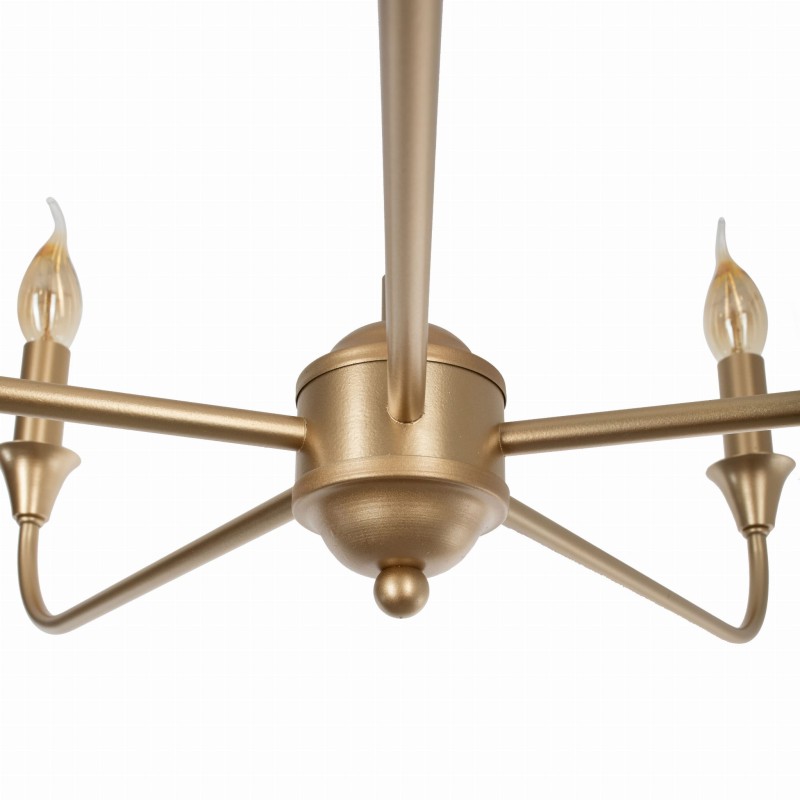 CHIC S Gold Chandelier - Crafdeco