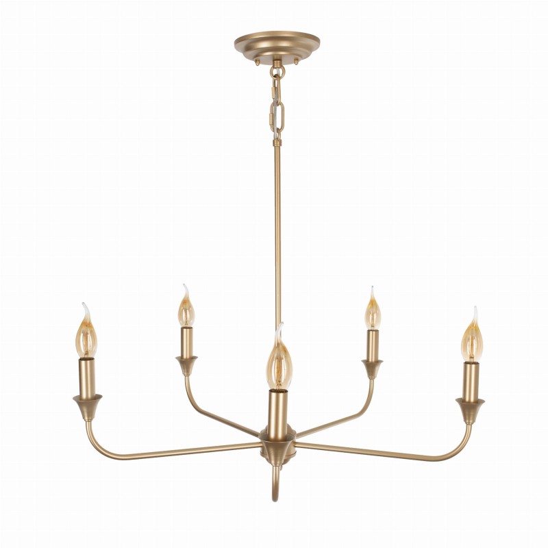 CHIC S Gold Chandelier - Crafdeco