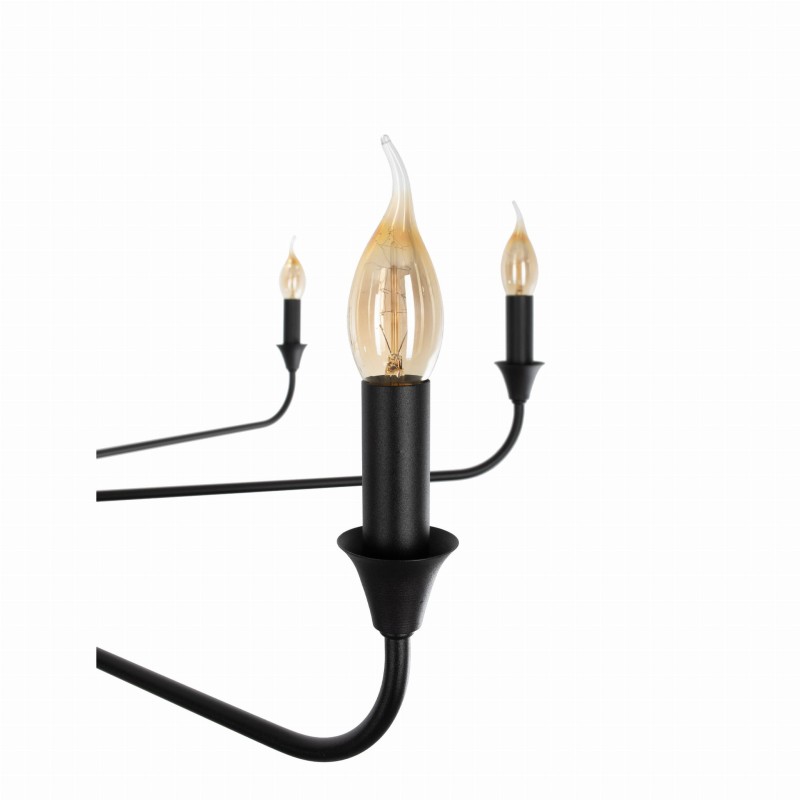 Black CHIC L Chandelier ,Crafdeco