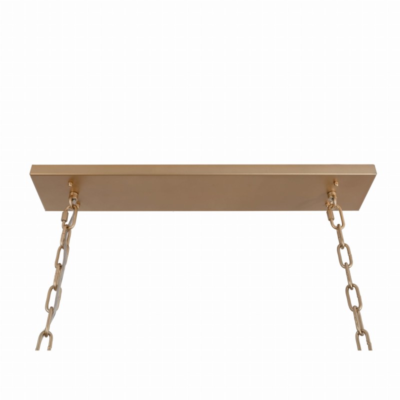 GENTLE L Gold Chandelier - Crafdeco