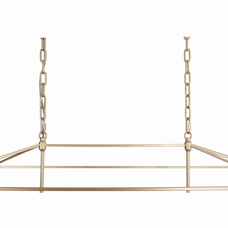 GENTLE L Gold Chandelier-Crafdeco