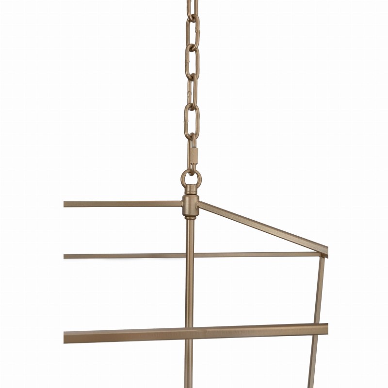 GENTLE L Gold Chandelier-Crafdeco
