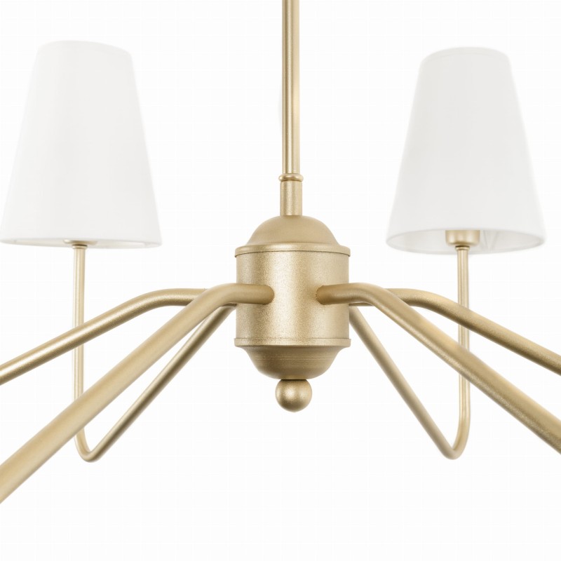 SIMPLE PLUS Gold Chandelier - Crafdeco