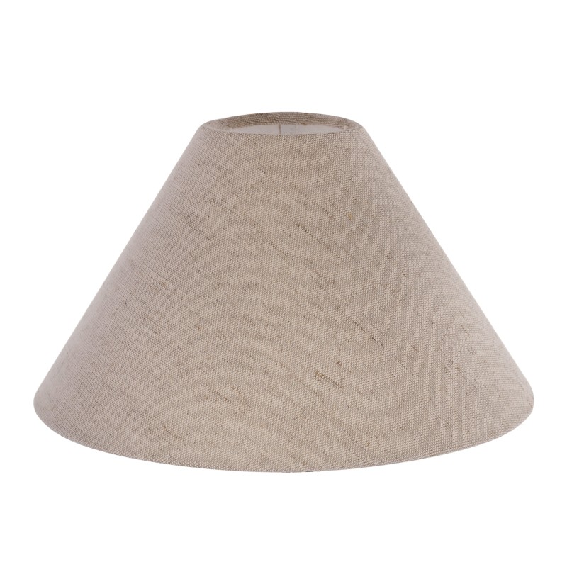 lniany abażur szeroki, Crafdeco