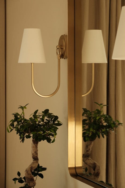 GLAMOUR Gold Wall Sconce - Crafdeco