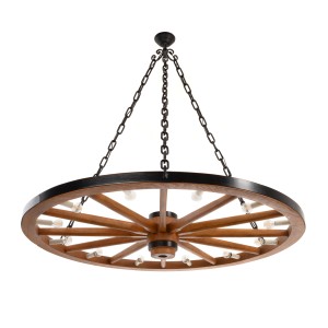 Wagon Wheel Chandelier