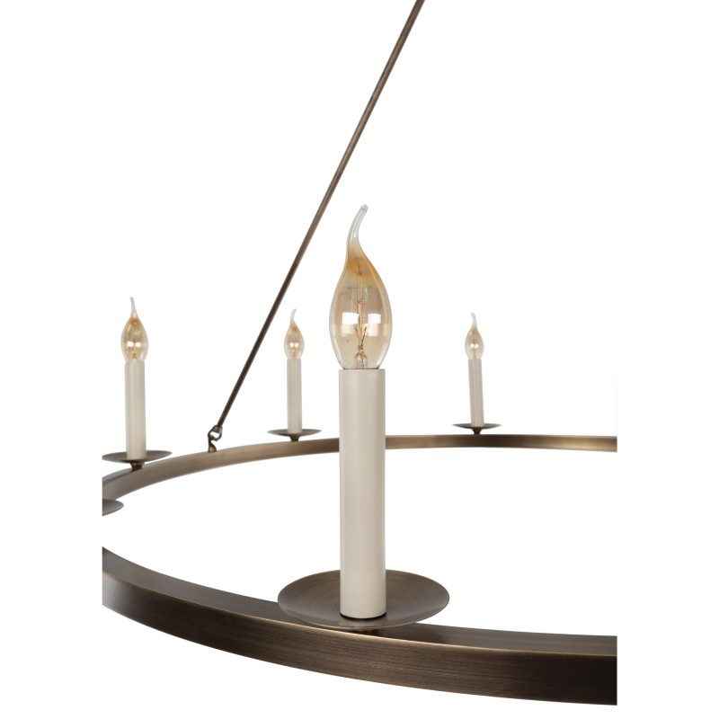 Aurora Brass Chandelier , Crafdeco